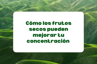 Come frutos secos para mejorar la concentración