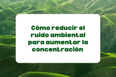 Cómo reducir el ruido para mejorar la concentración