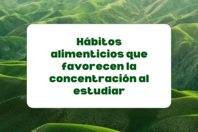 hábitos alimenticios para mejorar la concentración