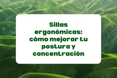 Sillas ergonómicas y concentración