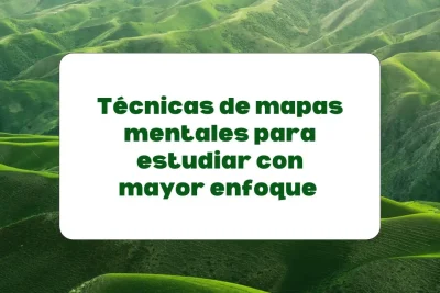 Mapas mentales para estudiar