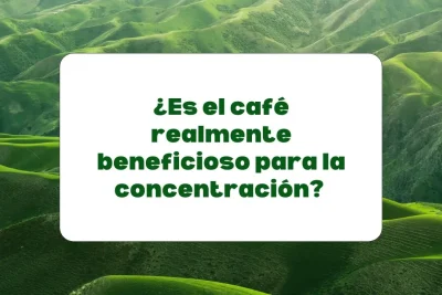 Los beneficios del café para la concentración