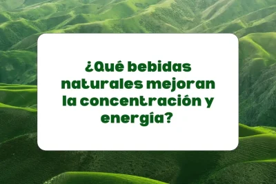 Bebidas naturales para mejorar la concentración