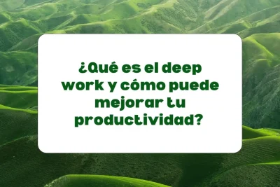 deep work para mejorar la productividad